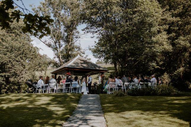 Briery Wood outdoor ceremony