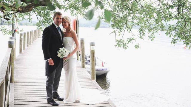 Lake shore wedding