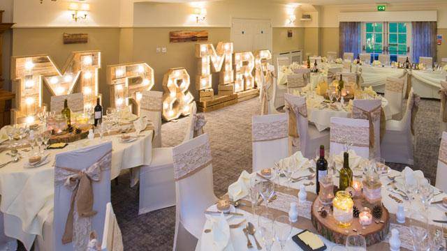 Briery Wood Wedding Open Day wedding breakfast layout