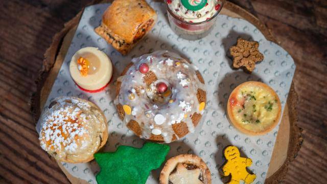 Cragwood Festive Afternoon Tea close up shot