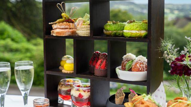 Merewood Afternoon Tea served on our garden terrace